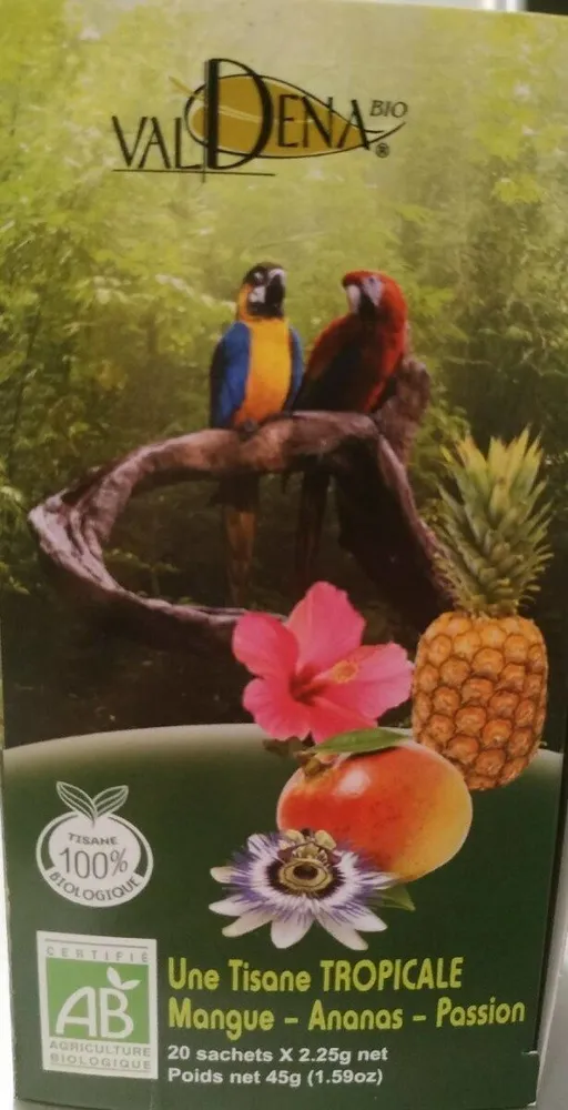 Une Tisane Tropicale Mangue/Ananas/Passion