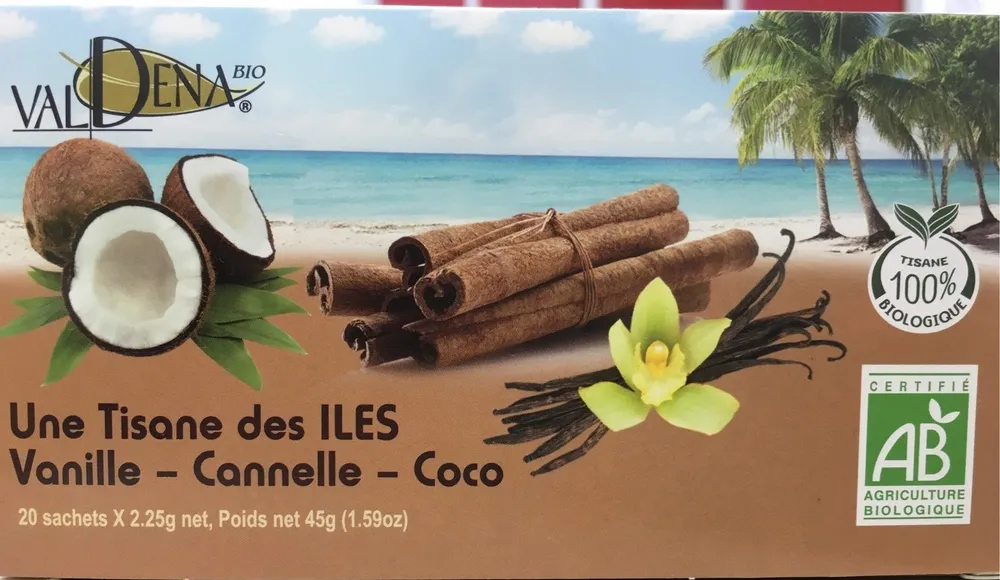 Une Tisane des Iles : Vanille - Cannelle - Coco