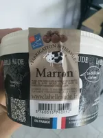 Crème glacée aux marrons LA BELLE AUDE, pot de