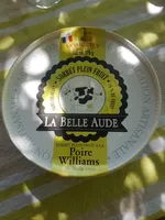 Sorbet à la poire williams 70% de fruit LA BELLE AUDE, pot de