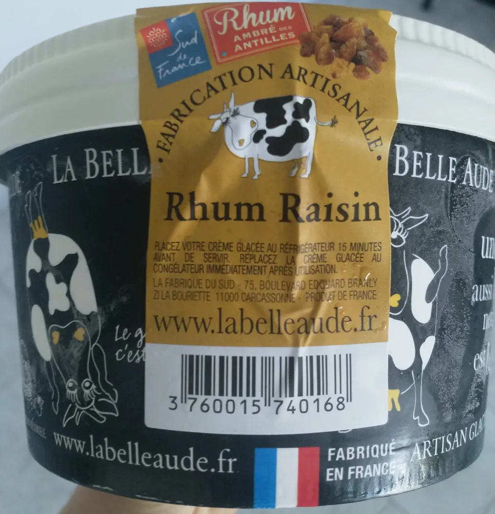 Crème glacée - Rhum Raisin