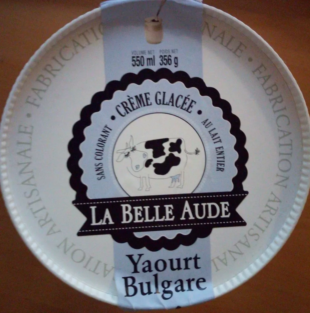 Crème glacée au yaourt Bulgare