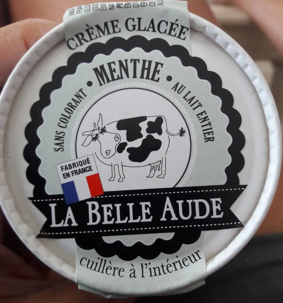 Crème  glacee à la menthe
