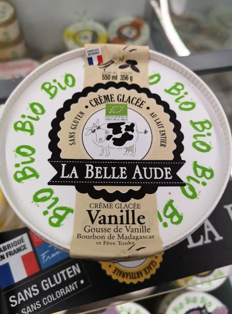 Crème glacée vanille et tonka