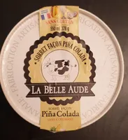 Sorbet façon piña colada