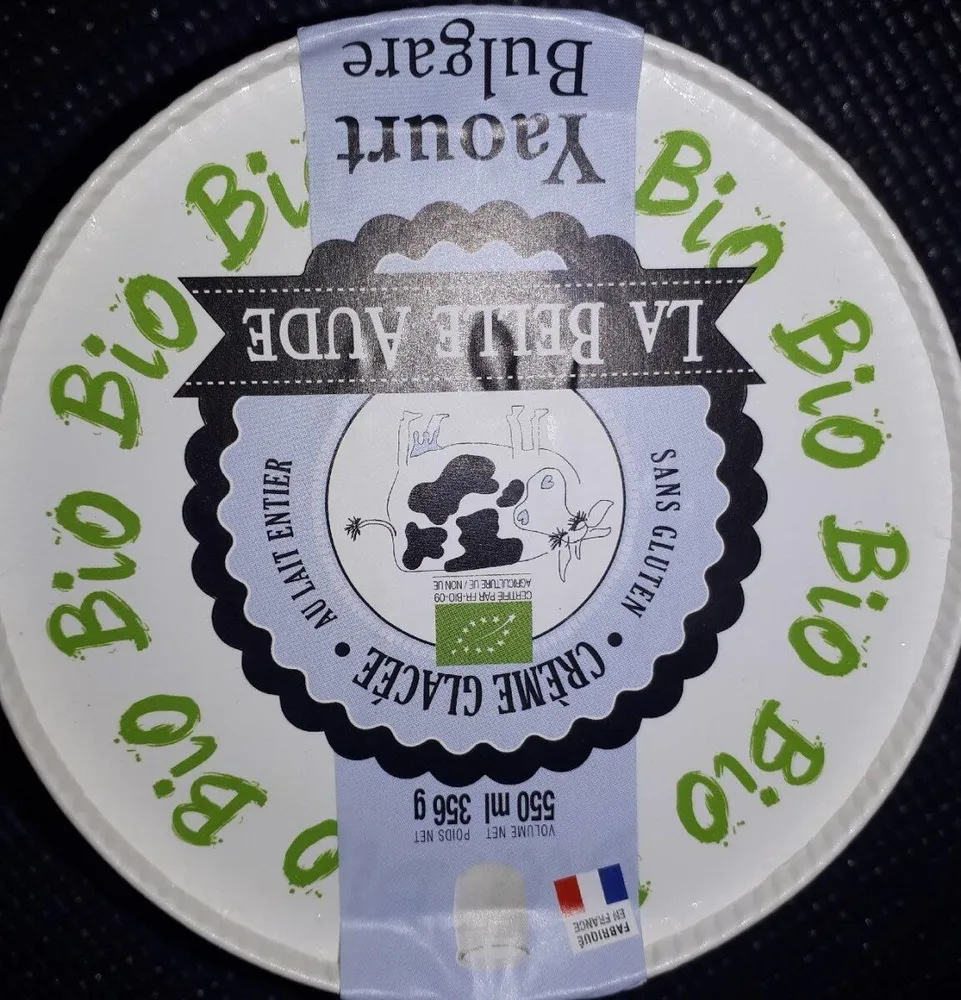 Crème glacée la Belle Aude - Yaourt Bulgare