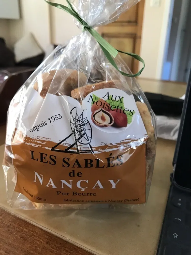 Les Sablés de Nancay aux noisettes