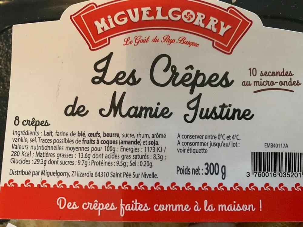 Les Crêpes de Mamie Justine