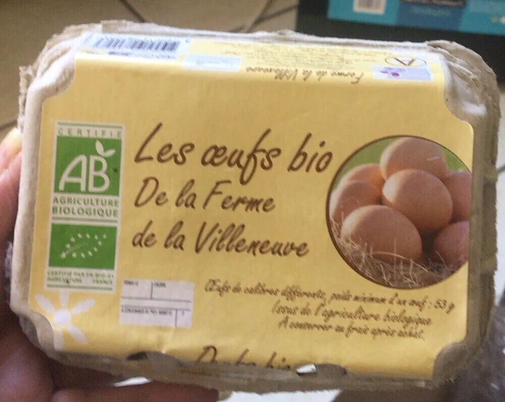 Les œufs bio de la ferme de la Villeneuve