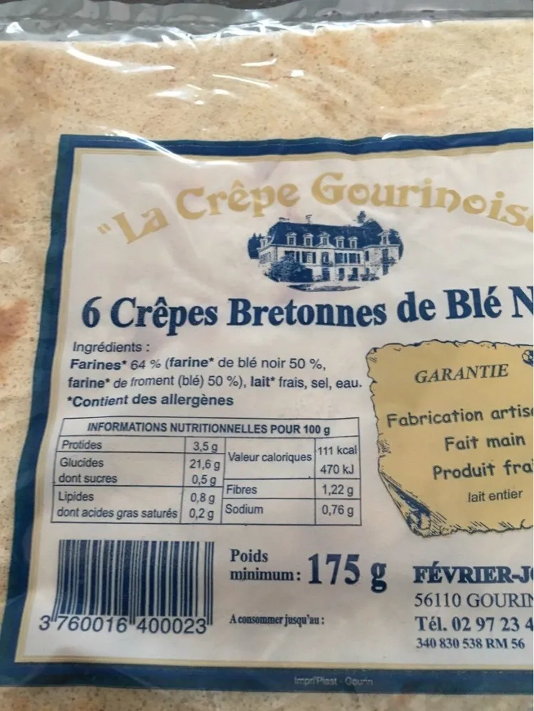 Crêpe bretonne
