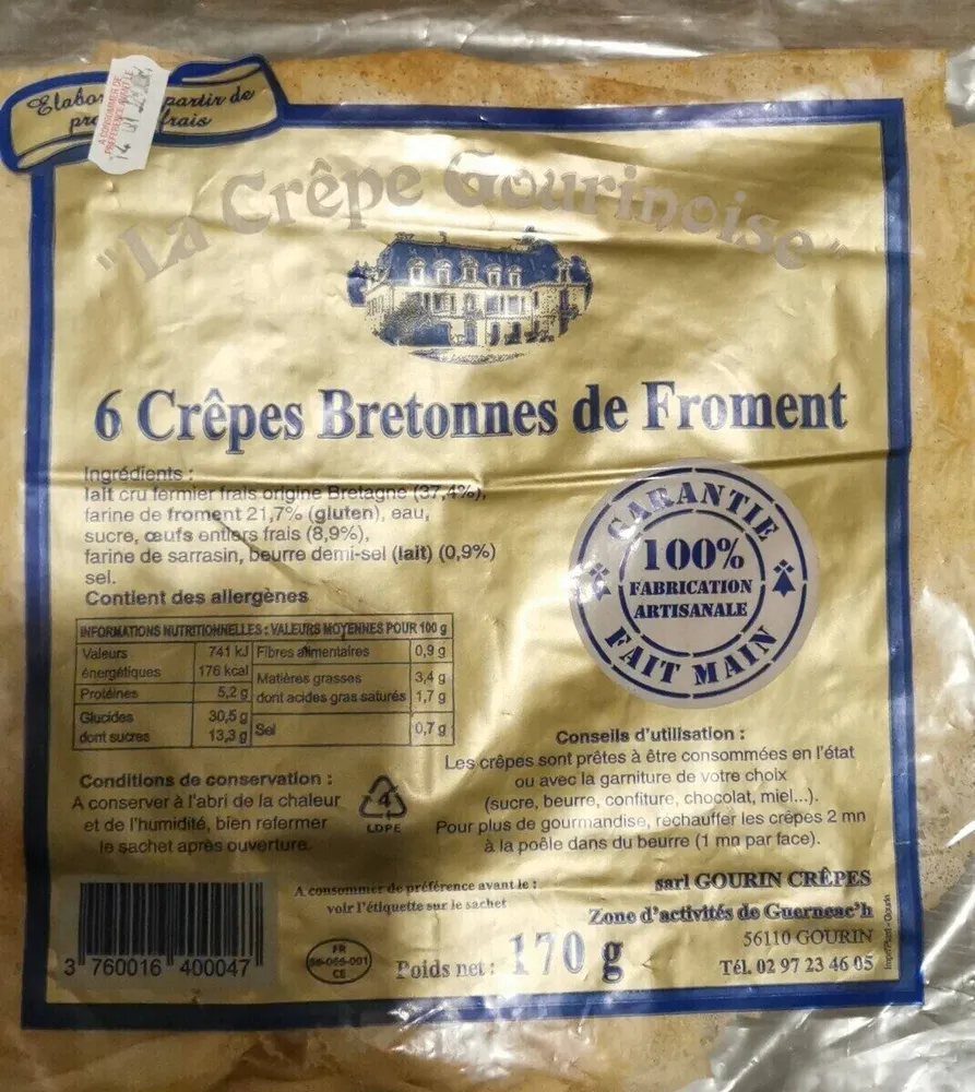 La crêpe Gourinoise