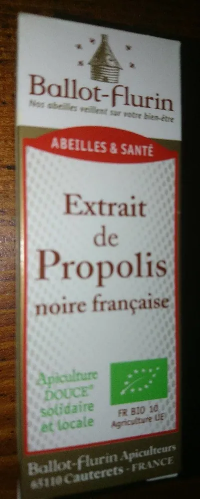 Extrait De Propolis Noire Française - 15 ML - Ballot-Flurin