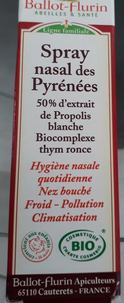 Spray Nasal Des Pyrénées Bio - 15 ML
