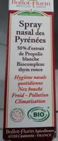 Spray Nasal Des Pyrénées Bio - 15 ML