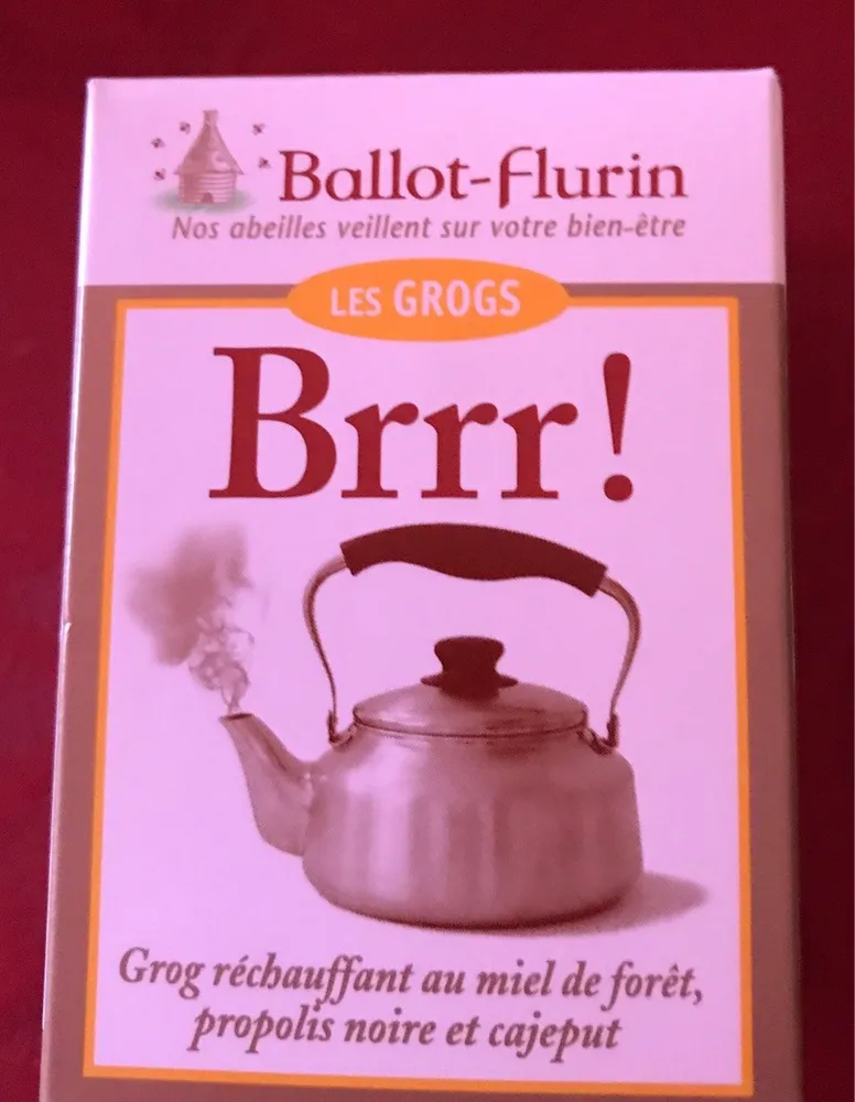 BRRR ! Grog Miel Et Propolis Bio - 125G - Ballot-Flurin