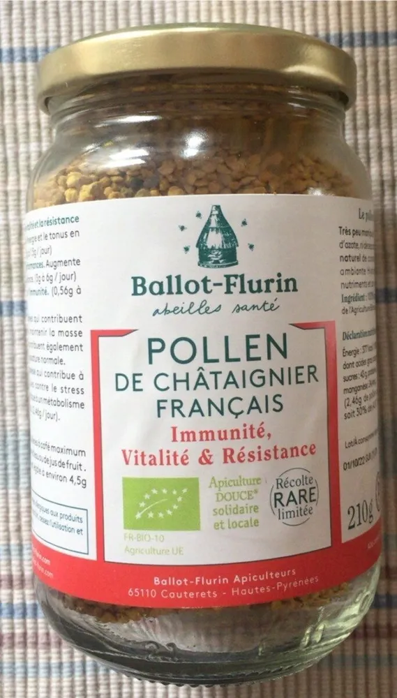Pollen de chataigner francais