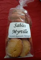 Sablés myrtille