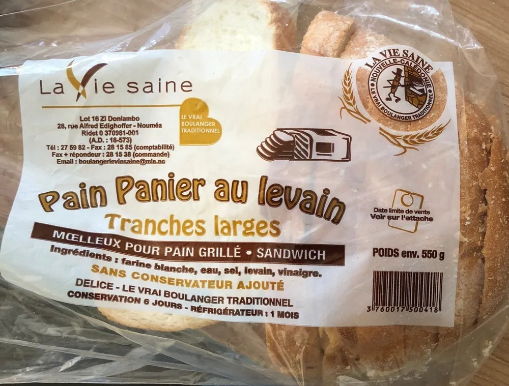 Pain panier au levain