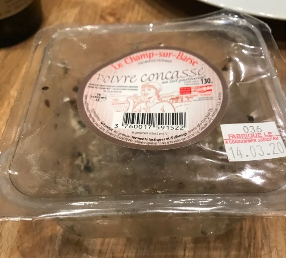 Le Champ-sur-Barse Poivre concassé