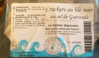 Crackers au blé noir au sel de Guérande