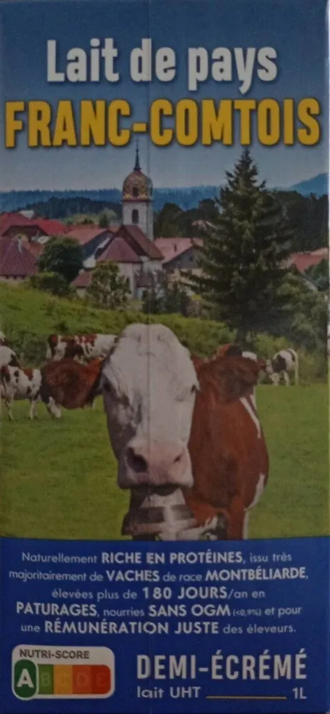 Lait de pays Franc comtois