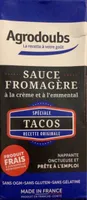 Sauce fromagère, à la crème et à l'emmental, spéciale tacos, recette originale