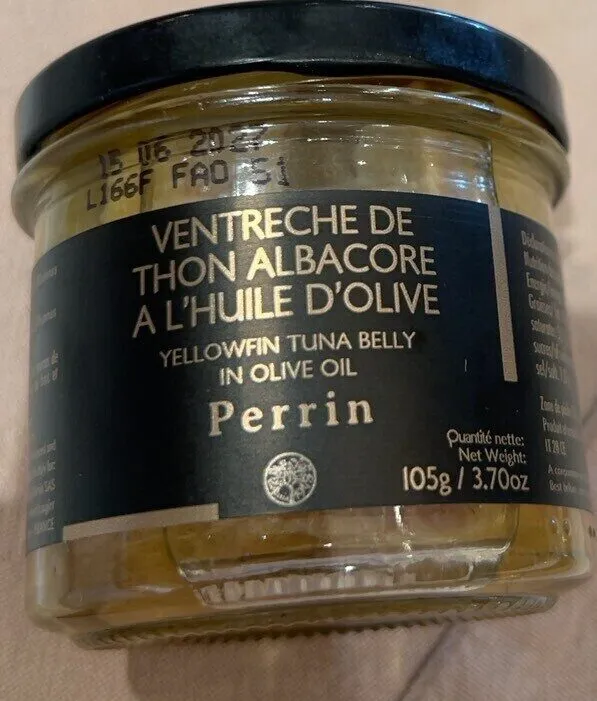 Ventreche de thon albacore huile olive