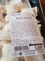 Raviolis Perrin aux artichauts
