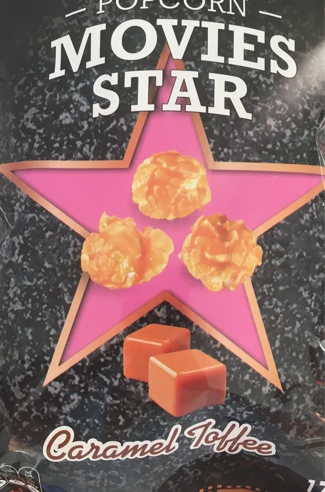 Movies popcorn caramel toff