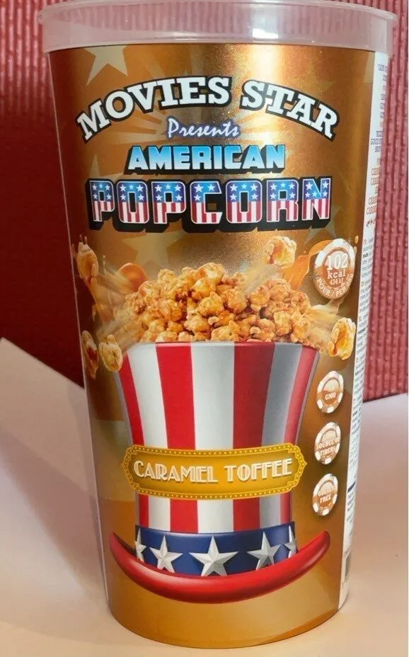 American popcorn caramel toffee imp