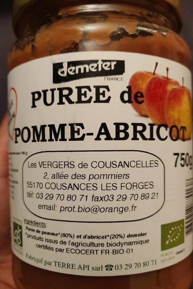Purée de Pomme-Abricot