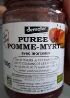 Puree de pomme-myrtille