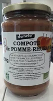 Compote de pomme rhubarbe