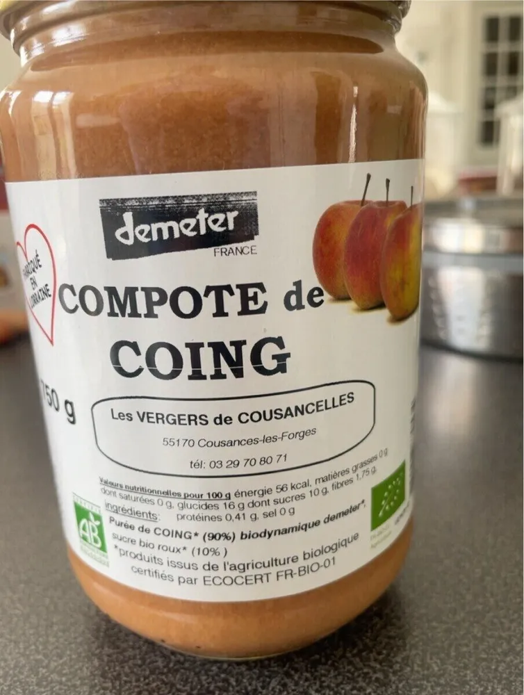Compote de coing