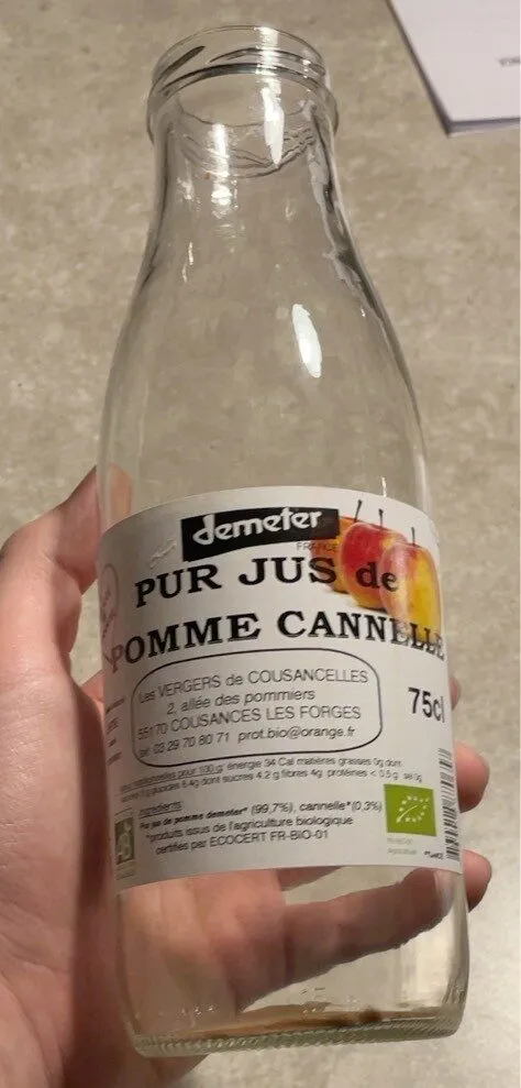 Pur Jus de Pomme a la Cannelle