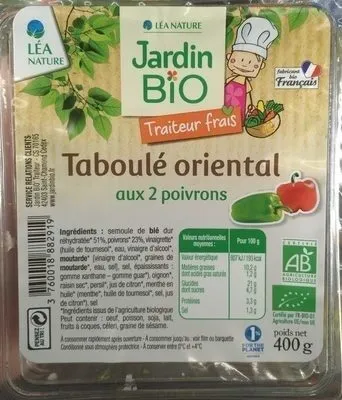 Taboulé oriental aux 2 poivrons bio