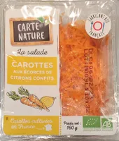 Carottes aux écorces de citrons confits