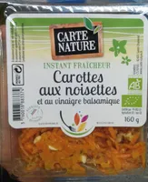 Carottes aux noisettes et au vinaigre balsamique