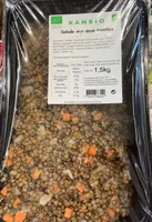 Salade aux deux lentilles