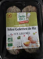 Mini galettes de riz aux Légumes