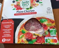 Pizza trio de poivrons emmental râpé  chorizo