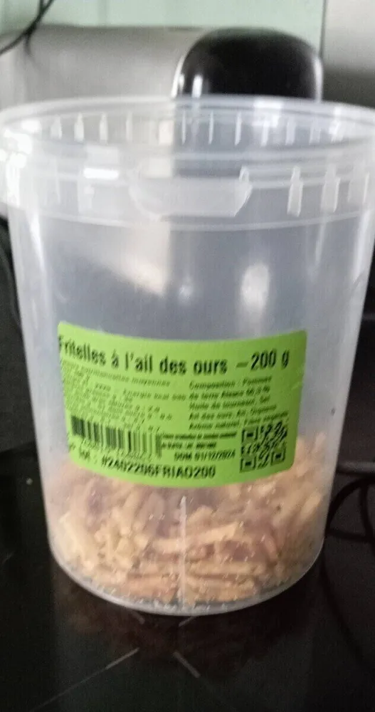 Fritelles à l'ail des ours
