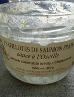 2 papillotes de saumon à l'oseille