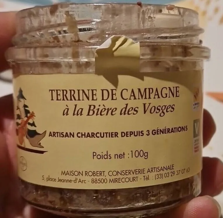 Terrine de Campagne à la Bière des Vosges
