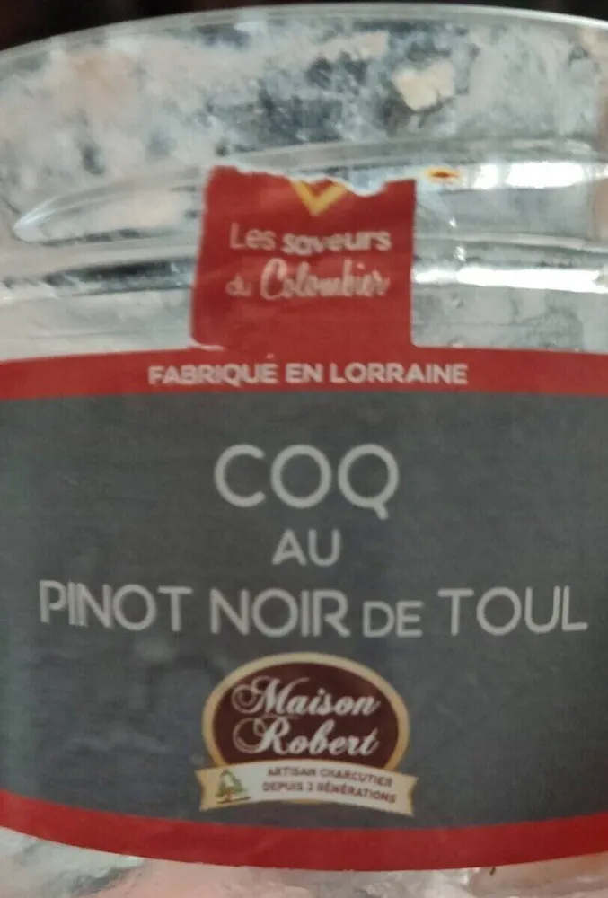 Coq au pinot noir de Toul