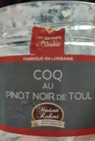 Coq au pinot noir de Toul