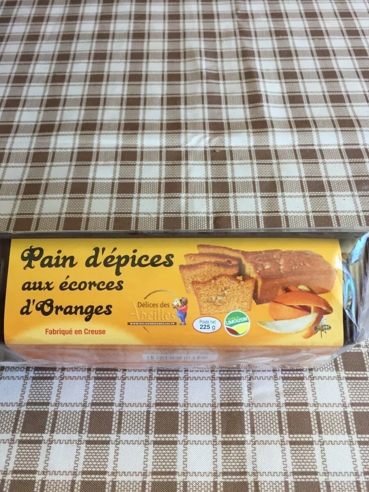 Pain d'épices aux écorces d'orange