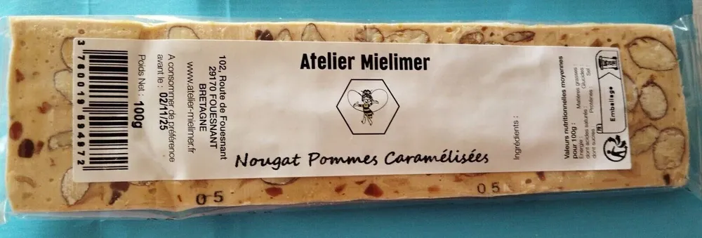 Nougat pommes caramélisées