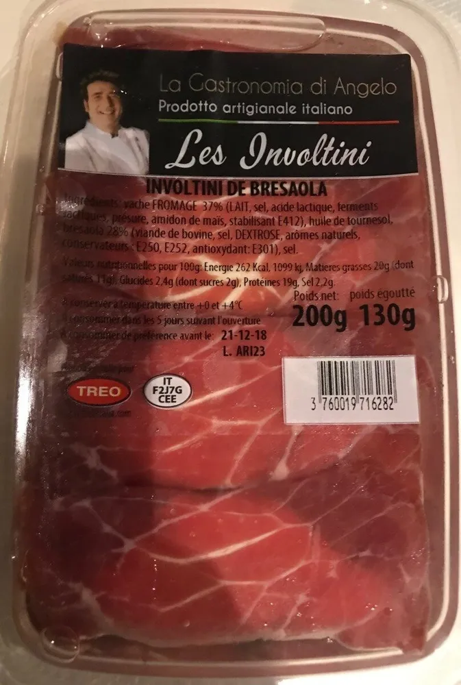 Involtini de bresaola