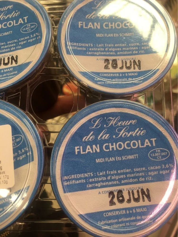 Flan chocolat